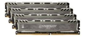 Crucial DDR4 Sport LT 64GB(4*16GB)/2666 CL16 DR x8 Szara