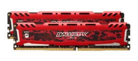 Crucial Pamięć DDR4 Crucial Ballistix Sport LT 16GB (2x8GB) 2666MHz CL16 1,2V Red