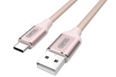 Unitek Kabel USB - USB typ-C 2.0 Rose Gold, Y-C4025ARG