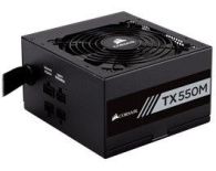 Corsair Zasilacz TX550M, 550W, 80 Plus Gold, Semi-Modular, 120mm