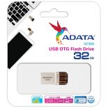 A-Data UC360 32 GB, USB 3.1/Micro-USB, Gold