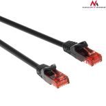 Maclean MCTV-300B Przewód kabel patchcord UTP cat6 wtyk-wtyk 0,5m czarny