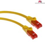 Maclean MCTV-300Y Przewód kabel patchcord UTP cat6 wtyk-wtyk 0,5m żółty