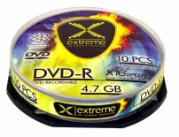 Extreme DVD-R 1166 (4 7GB; 16x; 10szt.; Cake)