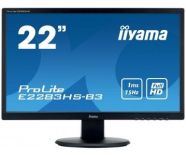 iiyama Monitor E2283HS 21.5inch, TN, Full HD, VGA, DVI-D, HDMI, głośniki