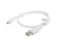 LANBERG kabel USB 2.0 micro AM-MBM5P 50cm biały