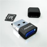 A-Data micro SecureDigital HC 32GB (Class 4) + mikro czytnik V3 USB (niebieski)