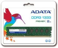 A-Data Pamięć DIMM DDR3 2GB 1333MHz 9CL 1.5V SINGLE