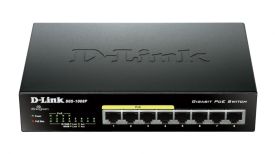 D-Link 8-port 10/100/1000 Desktop Switch w/ 4 PoE Ports