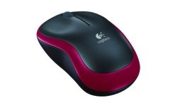 Logitech Mysz komputerowa Wireless Mouse M185 Red