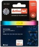 ActiveJet Tusz ActiveJet AH-301CRX , Color , 21 ml , Regenerowany , HP CH564EE HP 301XL