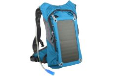 PowerNeed Sunen Plecak 8 l z panelem solarnym 7 W i bidonem 1,8 l, niebieski