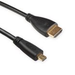 4World Kabel HDMI - Micro HDMI, High Speed z Ethernet (v1.4), 3D, HQ, BLK, 1.8m