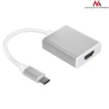 Maclean MCTV-841 Adapter USB-C - HDMI 1080p 60Hzmetalowa obudowa