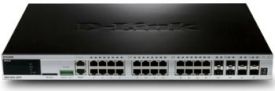 D-Link DGS-3620-28TC/SI xStack 24-port 10/100/1000 Layer 3 Managed Gigabit Switch, 4 Combo