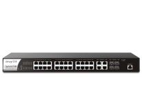 DrayTek Vigor Switch P2280, 24 LAN ports PoE, 4xSFP, VLAN Tag, ACL, IPv6