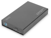 Digitus Obudowa USB 3.0 na dysk SSD/HDD 3.5 SATA III, zasilacz, aluminiowa