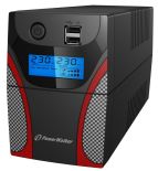 Power Walker UPS LINE-INTERACTIVE 650VA ,RJ11 IN/OUT, USB, LCD, 2x ładowarka