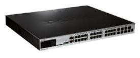 D-Link DGS-3420-28PC xStack 24-port 10/100/1000 Layer 2+ Stackable Managed PoE Gigabit Switch