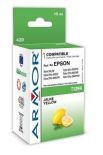 Armor wkład atramentowy do Epson Epson SX425W, Stylus Office BX305F (T129340, yellow, 10ml)