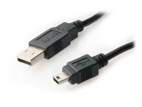 Equip kabel USB 2.0 Mini AM-BM5P (Canon) 1,8m (czarny)