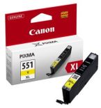 Canon Tusz CLI551Y XL yellow , iP7250/MG5450/MG6350