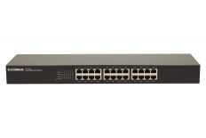 Edimax 24 Port 10/100M Ethernet Switch 19'' Rackmount, energy efficient 802.3az