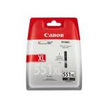 Canon wkład atramentowy CLI551BK XL black BLISTER with security (iP7250/MG5450/MG6350)