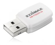 Edimax Wireless 802.11b/g/n 300Mbps USB 2.0 mini-size adapter, WPS button, 2T2R