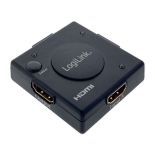 LOGILINK Mini przełącznik wzmacniacza HDMI 3 na 1