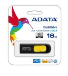 A-Data Adata pamięć USB DashDrive UV128 16GB USB 3.0 Czarny+Yellow