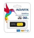 A-Data Adata pamięć USB DashDrive UV128 32GB USB 3.0 Czarny+Yellow