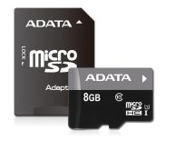 A-Data Karta pamięci microSDHC 8 GB Adapter SD/SDHC