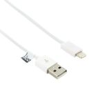 4World Kabel USB dla iPhone 5/iPad 4/iPad mini transfer + ładowanie 1.0m biały