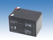 CyberPower Baterie - CTM CTL 12-12L (12V/12Ah - Faston 250), životnost 10-12let