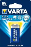 VARTA Baterie VARTA High Energy, E-Block, 9V 6LR61/PP3 - 1 szt