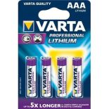 VARTA Baterie Varta Professional Lithium, Micro AAA - 4 szt