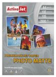 ActiveJet Papier fotograficzny ActiveJet , A4 , Matte , 100 pcs. , AP4-105M100