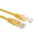 A-LAN Kabel UTP KKU5ZOL0.5 (RJ45 - RJ45; 0 50m; UTP; kat. 5e; kolor żółty)