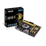 Asus Płyta główna Asus H81M-K ( LGA 1150 ; 2x DDR3 DIMM ; Micro ATX )