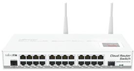 MikroTik CRS125-24G-1S-2Hn L5 24xGig LAN, 1xSFP, 2.4GHz 802.11b/g/n, 1x microUSB