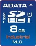 A-Data IDC3B MLC, SD Card, 8GB, (-40 to +85C)