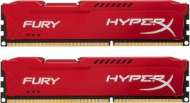 Kingston 2x8GB 1600MHz DDR3 CL10 DIMM 1.5 V HyperX Fury Red Series