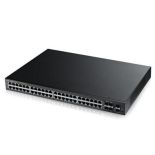 ZyXEL Zyxel GS2210-48HP 44-port GbE L2 PoE Switch, 2x GbE SFP, 4x GbE combo (RJ45/SFP)