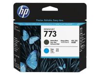 HP 773 Matte Black and Cyan Designjet Printhead