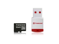 Transcend Micro SDHC Class 10 32GB + Card Reader