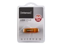 Intenso pamięć USB RAINBOW LINE ORANGE 64GB