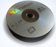 Platinum DVD+R 8.5 GB 8x Spindel 25 szt.