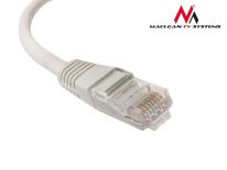 Maclean MCTV-655 Przewód, kabel patchcord UTP cat6 wtyk-wtyk 10m szary