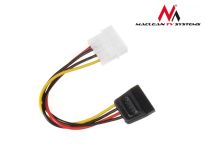 Maclean MCTV-633 Kabel adapter zasilania Molex SATA 15cm